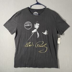 New Lucky Brand Elvis Presley Sun Record Co Gray T Shirt Mens Size XL